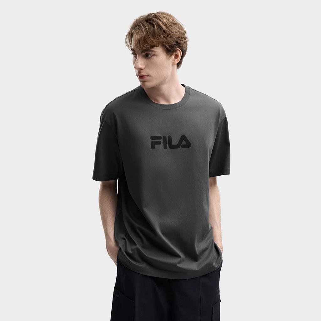 Fila Original Colorful Fashion Simple Classic Retro Large Logo Sports Trendy Casual Versatile Comfortable Loose Short Sleeve T-Shirt F51U619102FDY