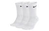 Nike Everyday Cushion Crew Knee High Socks Unisex Combo Set White SX7664-100