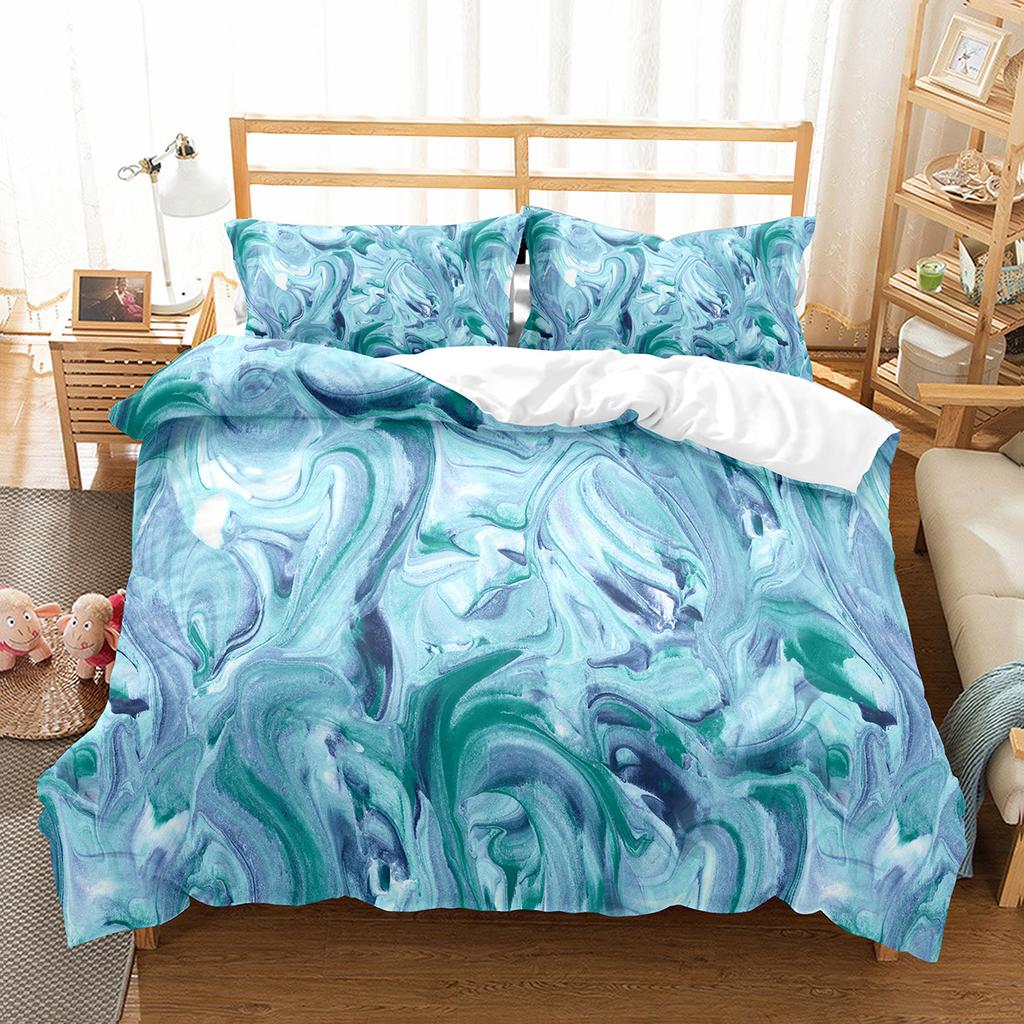 Polyester Comfortable Stylish Pattern Duvet Cover Set With Duvet Cover And Pillowcases King Queen Twin Sizes For Boys Girls And Kids