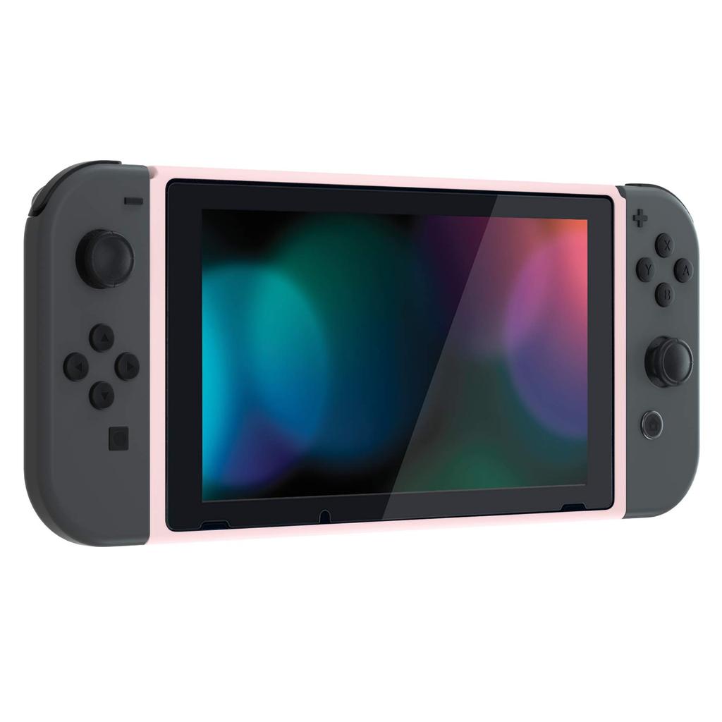 eXtremeRate DIY Housing Shell for Nintendo Replacement Faceplate Front Frame Volume and Power for Nintendo Switch Not (Pure Color) Switch, (with