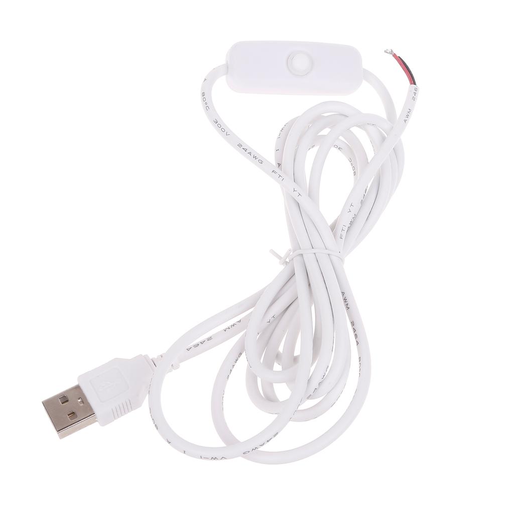 5V USB LED Strip Light Inline On/Off Switch Cable Cord USB Power Cable for Electronic Needs for Tech-Enthusiasts
