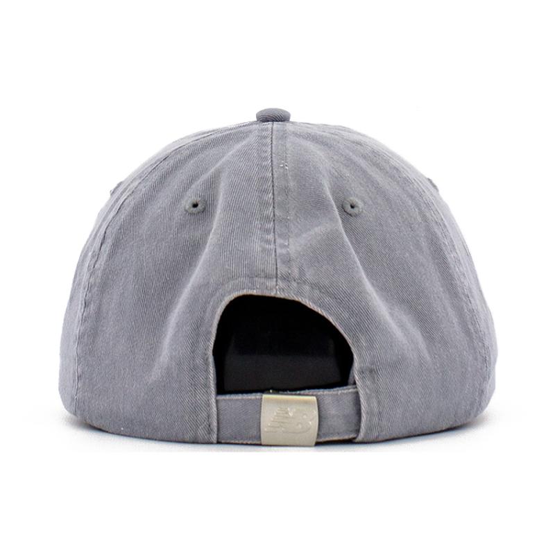 New Balance Cotton Baseball Caps Unisex Gray New Balance LAH91014-SEL