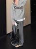 Autumn-Winter Loose Knit Pullover Sweater with Three Buttons - Korean Style Women's Top