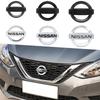 ABS Car Front Hood Bonnet Grill Logo Emblem Badge for Nissan Qashqai X-Trail H Juke Patrol Tiida Teana Sunny Leaf Almera Altima