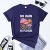 Boho No Rain No Flowers Tshirt Retro Wildflower Inspirational Tee Shirt Top Vintage Unisex Unisextal Health Positivity Tshirt