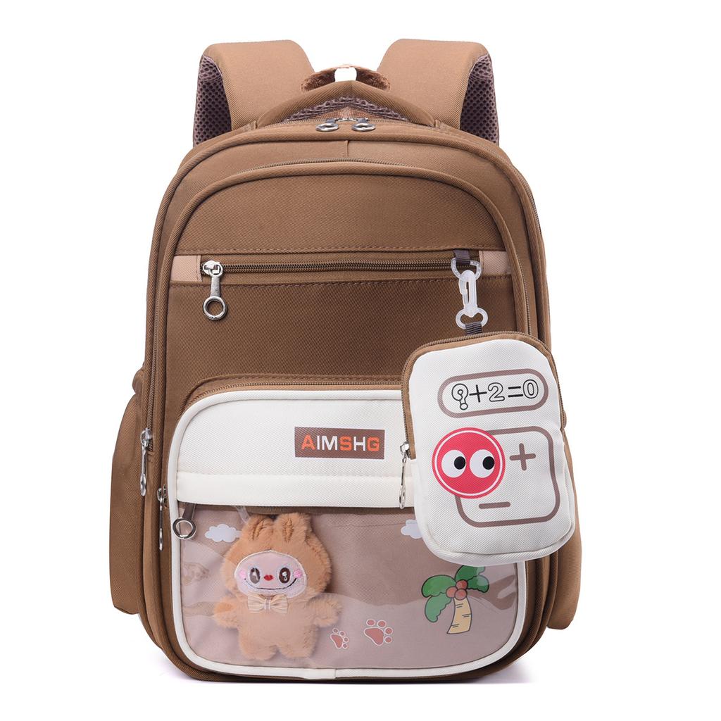 School bag new boys and girls backpack primary school students fifth and sixth grades large capacity lightweight versatile students