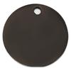 Engravable Round Stainless Steel Pendant - Polished Mirror Finish Dog Tag Accessory