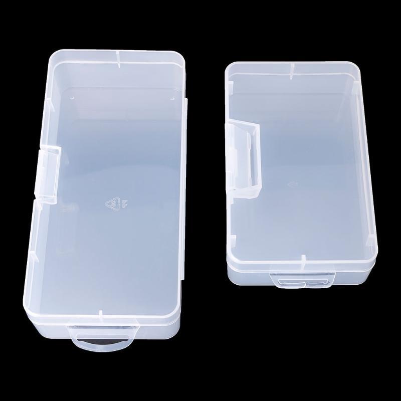 Rectangular Plastic Clear Storage Box Jewelry Parts Container for Case Dropship