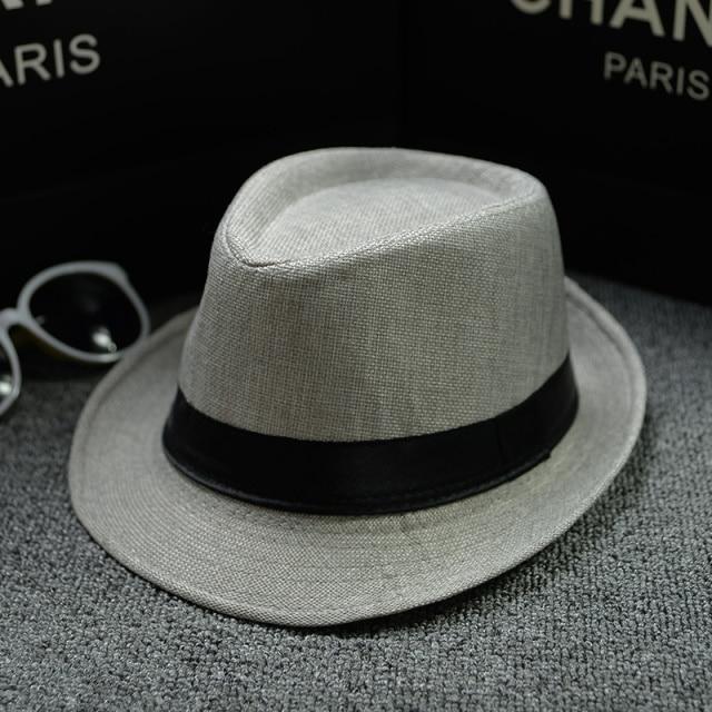 Chapeaux d'été multicolores en option, chapeau de paille solide pour femmes, Fedoras de plage décontractés, chapeaux de soleil Panama, casquettes de Jazz, chapeau de Style britannique