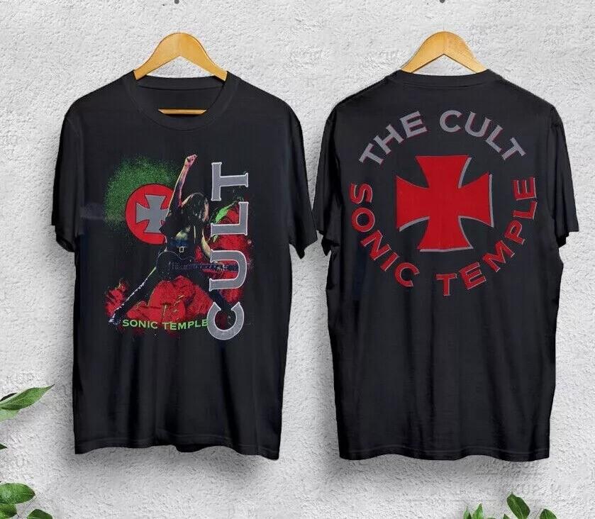 Vintage 1989 The Cult sonic temple maglietta data del tour unisex cotone s-3xl regalo fan