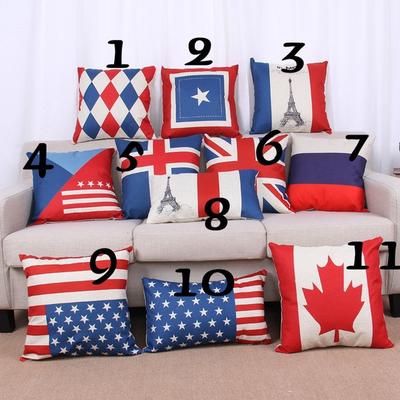 Uk British Flag Linen Pillow Case Throw Pillow Case Cushion Cover