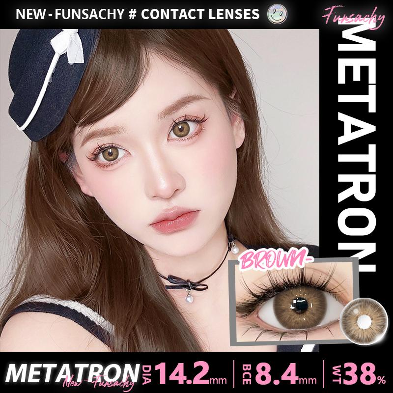 FUNSACHY 1 Paar Schwarze Kontaktlinsen Braune Graue Linse für Augen Blaue Linse Kosmetische Mode Koreanische Softlinsen für Frauen Schönheit Pupille