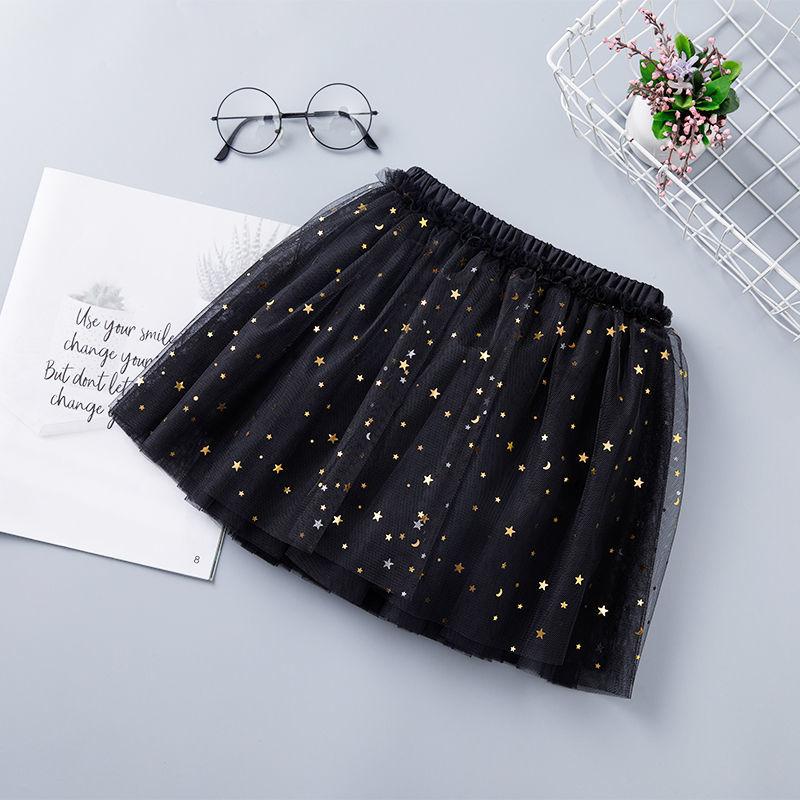 

Летнее платье для девочек с юбкой из пряжи до половины тела, новое детское платье для танцев, пышная юбка, юбка принцессы, короткая юбка 110