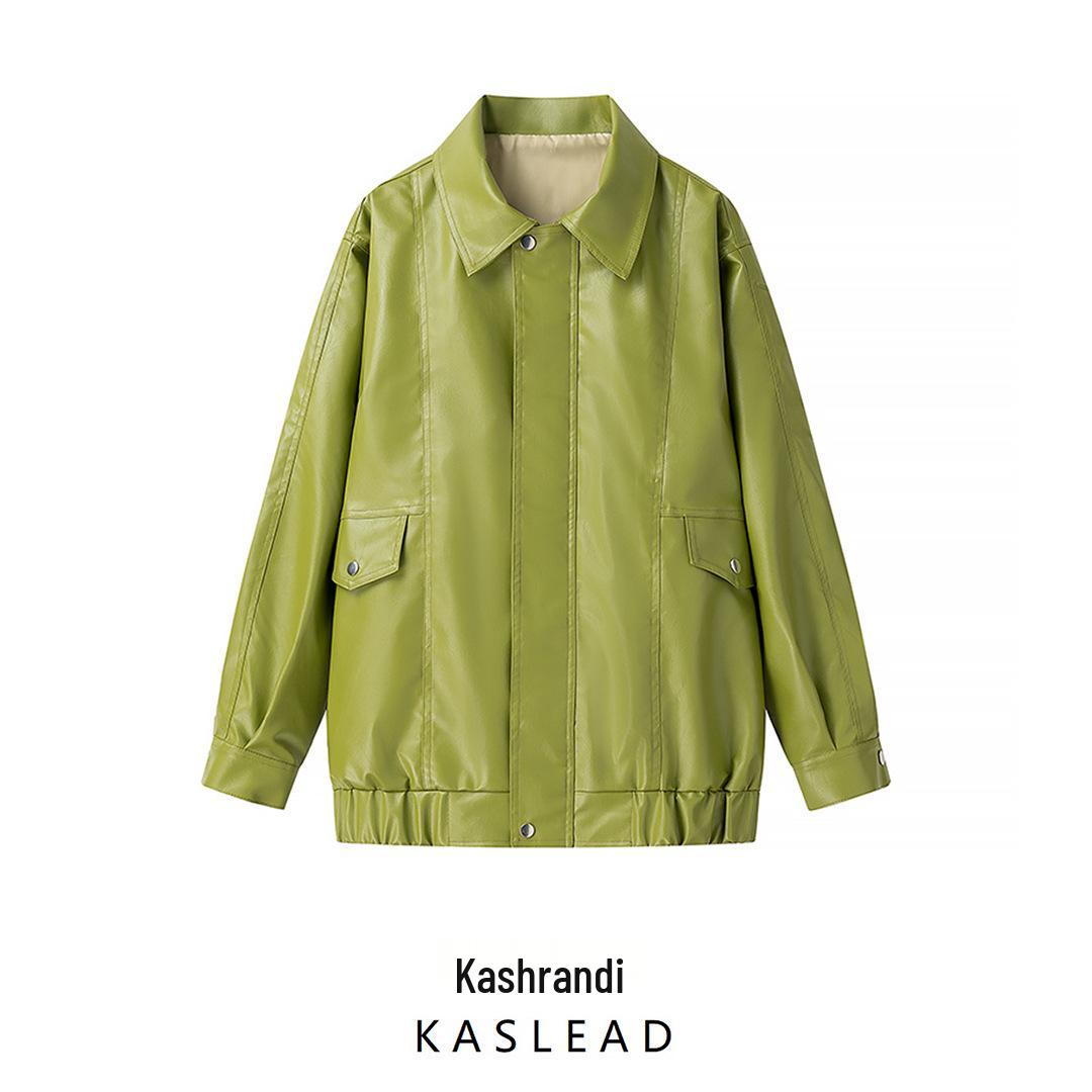 

2024 Women s Winter Candy Color Zipper Jacket - European & American Style, Fashionably Versatile with Long Sleeves M зелёный