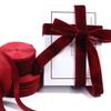 5-10yards/roll Velvet Ribbon Wine Red Color Single Face Flocking Ribbon For DIY Christmas Party Gift Bouquet Wrapping Decoration