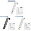Modern Minimalist Aluminum Alloy Foldable Closet Hook For Bedroom Door Hanging Storage