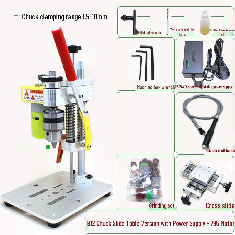 Micro Mini Desktop Precision Drill for Mobile Phone and Watch Repair