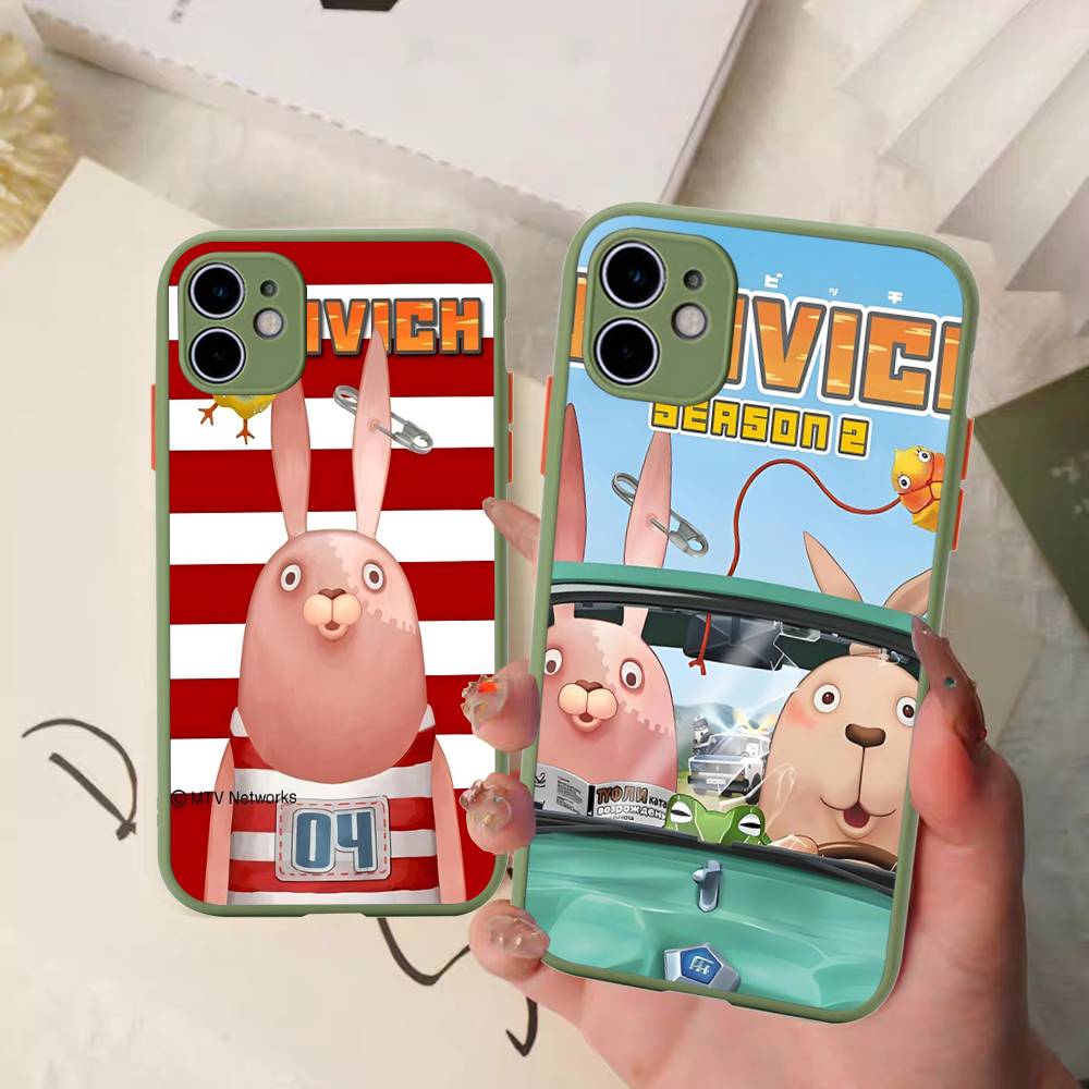 Anime U-USAVICH Handyhülle Für iPhone 16e 16 15 14 13 12 11 Pro Max X XS Max Plus Matt Klar