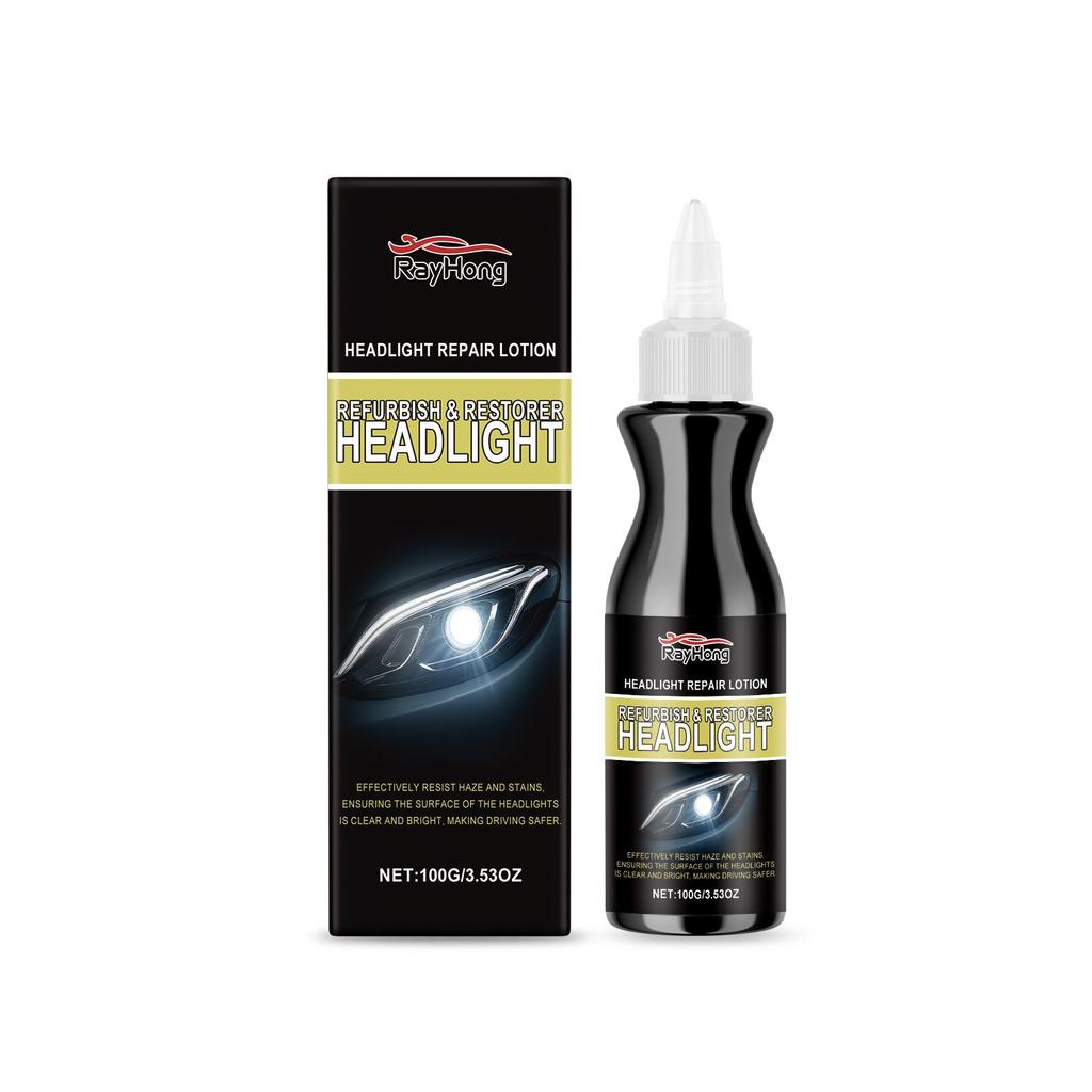 RAYHONG Automotive Headlight Care Cream Scratch Repair & Polishing Restorer for Car Headlights Gloss Enhancer 100g
