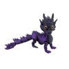 3D Printed Long Haired Dragon Multi-color Gradient Toy Ornament