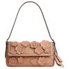 Etta 25 Floral Appliqué Leather Shoulder Bag Women Shoulder Bag Light-Pink CDY43-IMNH1