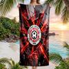 Sheffield United Fußball Strandtuch Weiches Mikrofaser Sommerhandtuch Schnelltrocknendes Saugfähiges Handtuch für Strand Schwimmbad Reisen