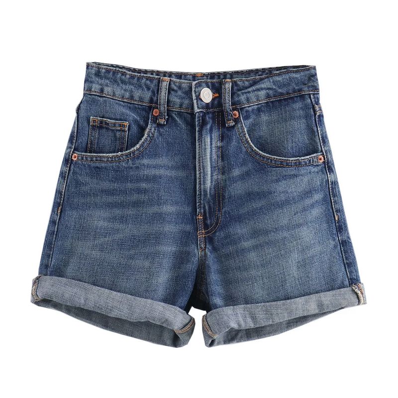 Araltay New Arrival Women's Clothing Fashion Style Fashion All-Match Simple High Waist Casual Denim Shorts 8727207
