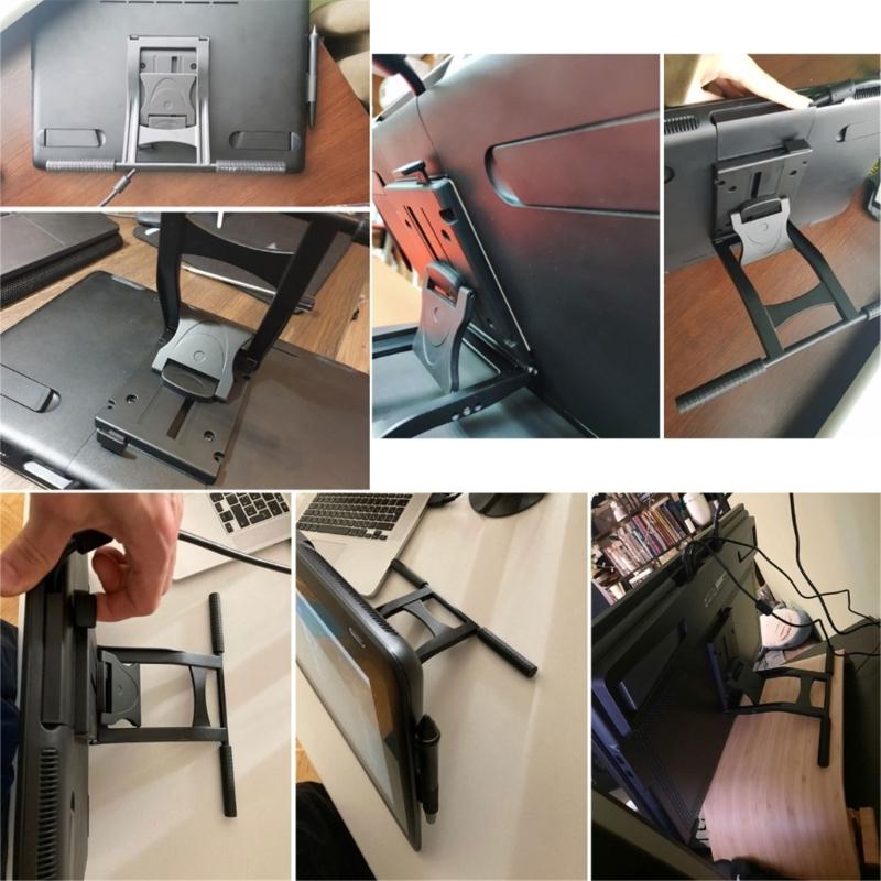 Metal Tablet Stand Offering Stability Adjustable Angled for DTH167 DTK1661 DTK1660 Professional Artists and Designers