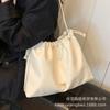 Casual Soft Surface Large-capacity Bag Women's 2025 New Fashion Commuter Shoulder Underarm Bag Portable Tote Bucket Bag