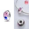 Authentic copper Bracelets Women Diy Gift Murano Jewellery Accessories Charm Bead Charms Bead Charms Flower Blue Star Shape Green Turtle Glass Bead Ch