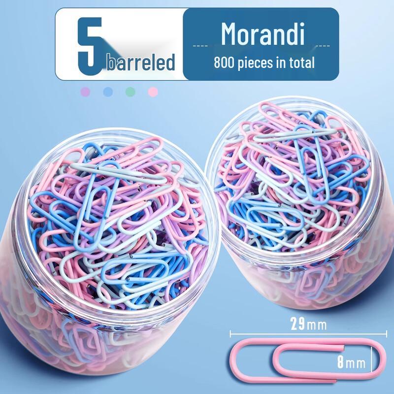 Colored Anti-Rust Nickel-Plated Paper Clips