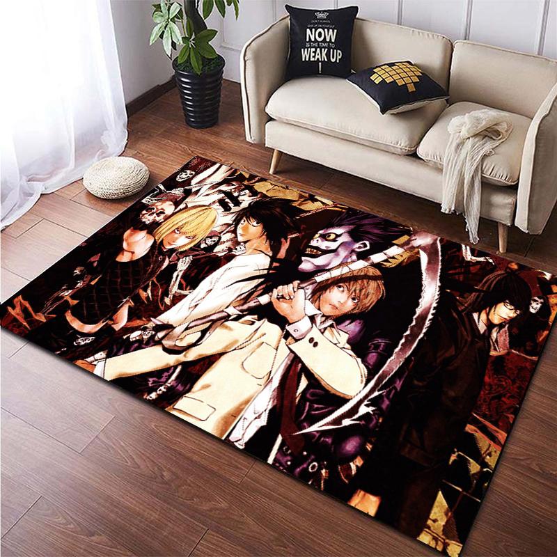 Death Note Gebied Tapijt Grote Tapijt Tapijt Voor Woonkamer Kid Slaapkamer Decoratie Kinderen Spelen Floor Mat Comic Anti-Slip