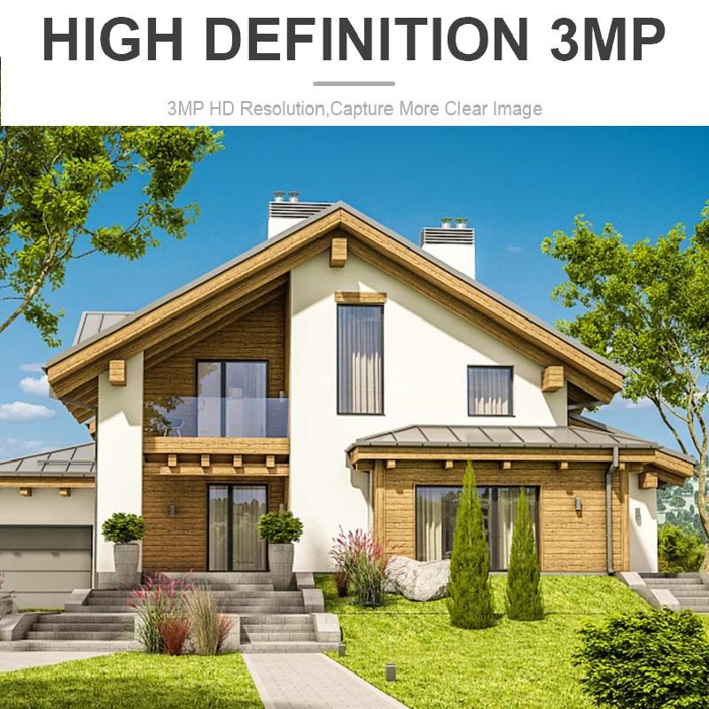 WiFi Camera Outdoor Home Security IP Smart Monitor Video Surveillance Camera Full Color Night Vision CCTV