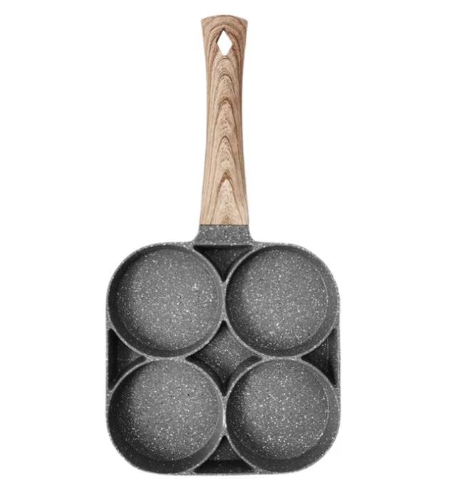 

2023 New Egg Frying Pan Nonstick Pancake Pans 4-Cups Cookware Pancake Pan Egg Pan Suitable for Gas Stove Induction Cooker