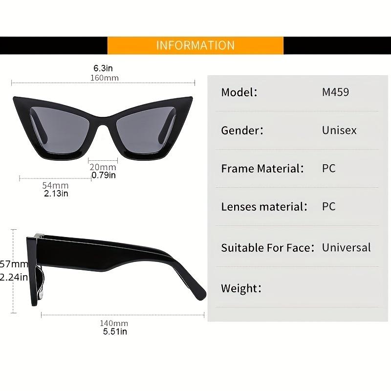 Luxury Designer Women'S Oversized Cat-Eye Fashion Glasses - Retro Gradient Brown to Clear Protection for & Casual Outings