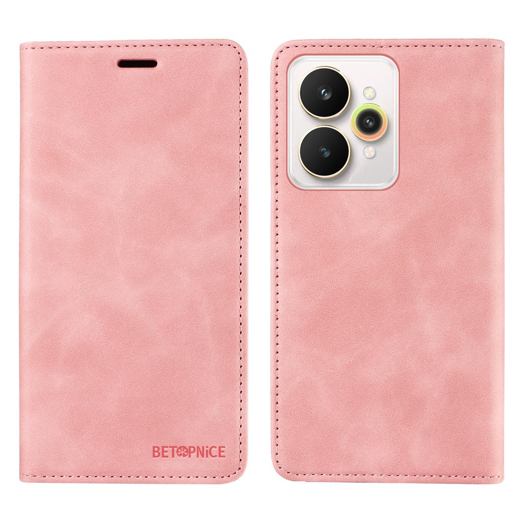 For Realme 15 Pro 5G/Realme 15 5G Case BETOPNICE Magnetic Closure RFID Blocking Wallet Stand Leather Phone Cover