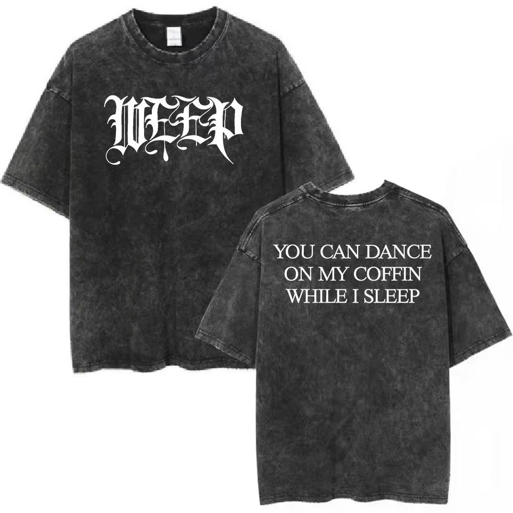 Washed Vintage Singer Yungblud IDOLS Album Merch Tshirt Men Women Clothing Fashion Short Sleeve Cotton Casual Oversized T Shirt