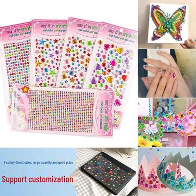Gem Crystal Diamond Acrylic Stickers - Creative Children's Reward and Decoration Set