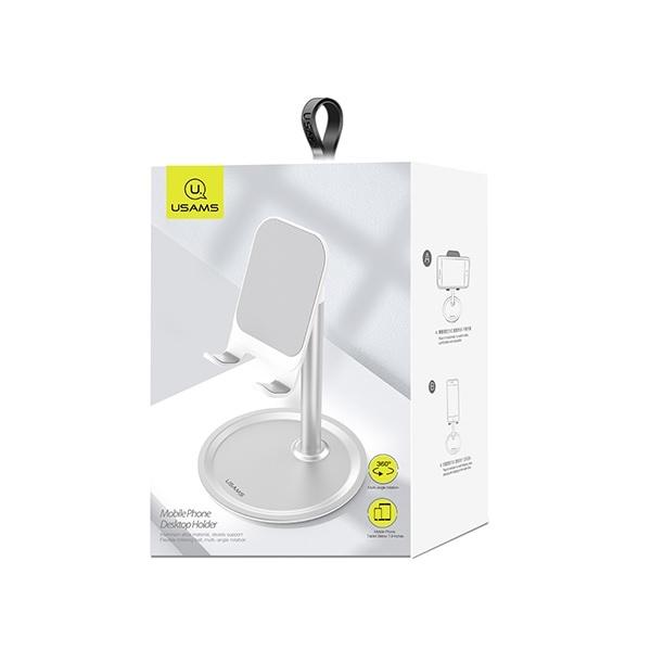 Usams Uchwyt Biurkowy Na Telefon/Tabletsrebrny/Silver Zj048Zj02 (Us-Zj048)