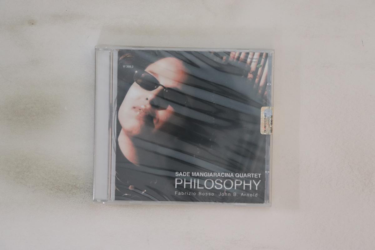

CD SADE MANGIARACINA Philosophy W3682 PHILOLOGY 2009 Italy Jazz Used