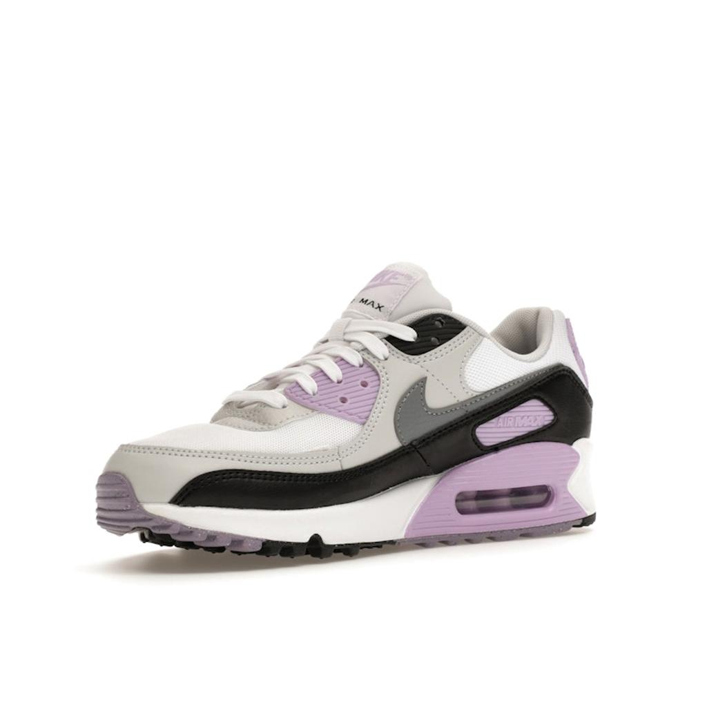 Nike  Air Max 90 Lilac Women Sneakers White Photon-Dust Cool-Grey DH8010-103