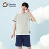 Yingbolun Youth Boys' Cotton Short Sleeve Pajama Set