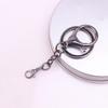 Keychain Ring Chain Metal Pendant Set: 302 Lobster Clasp, Colorfast, DIY Jewelry Accessories, Three-Piece.
