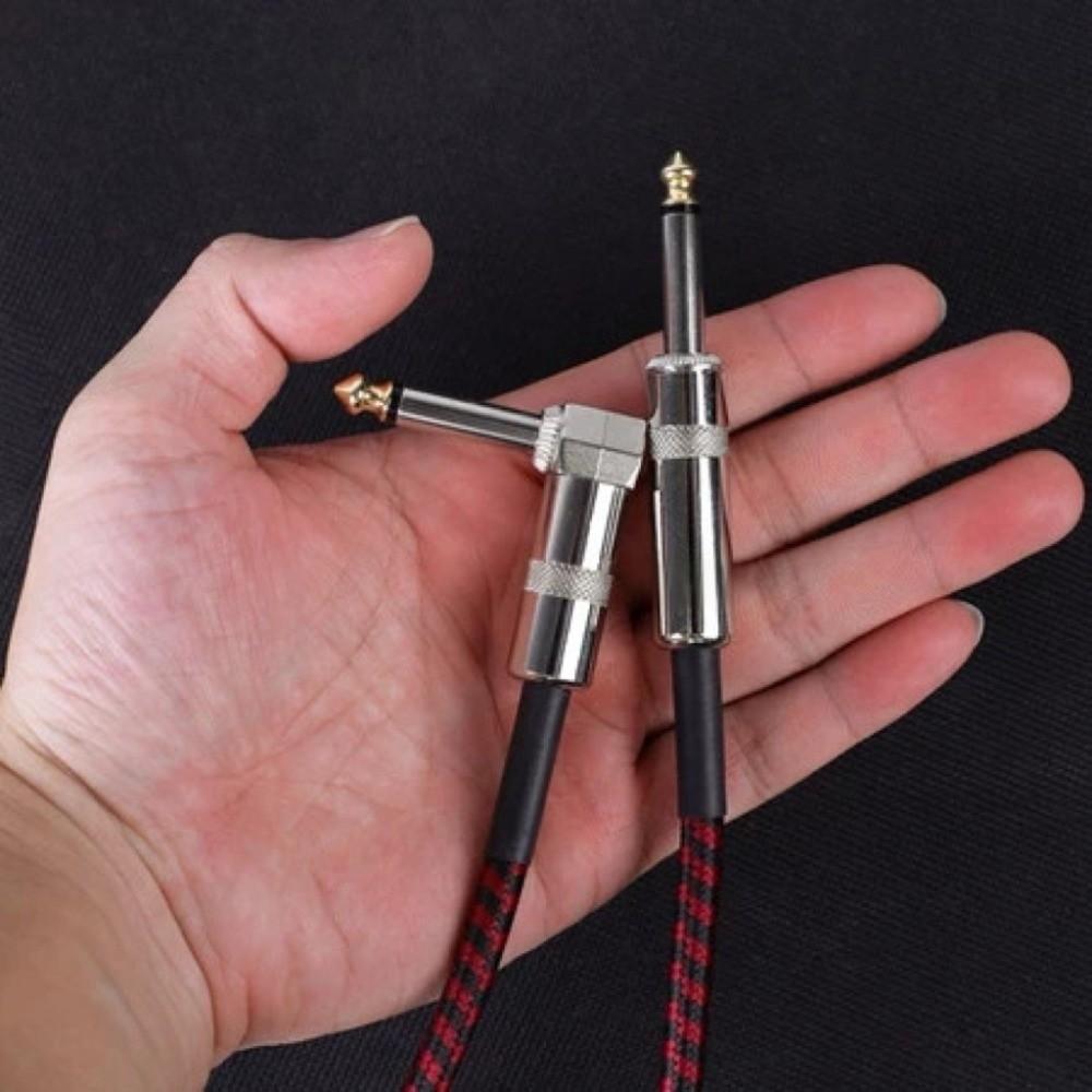 Metal Head 6.35mm Audio Cable Mono Cable Noise Reduction Cable  Live Performance