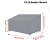 Outdoor Garden Bench Cover Waterproof Chair Cover Furniture Snow Rain Cover Dust Table Proof Protector Sofa Chair W0I0