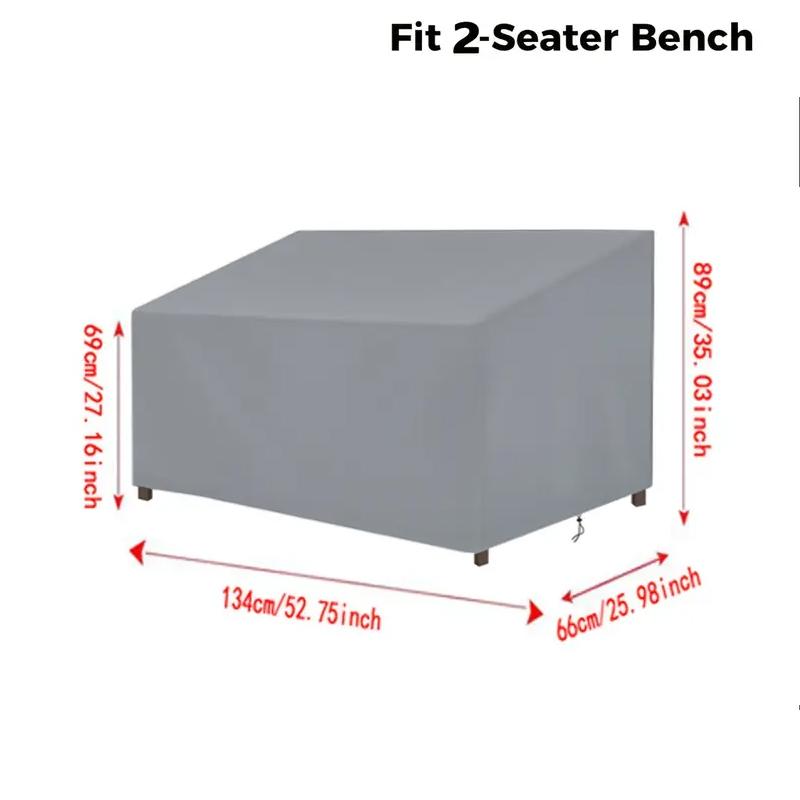 Outdoor Garden Bench Cover Waterproof Chair Cover Furniture Snow Rain Cover Dust Table Proof Protector Sofa Chair W0I0