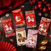 Zodiac Horse Year Red Envelope Chinese New Year Red Envelope Cartoon Children New Year Money Bag Spring Festival Supplies