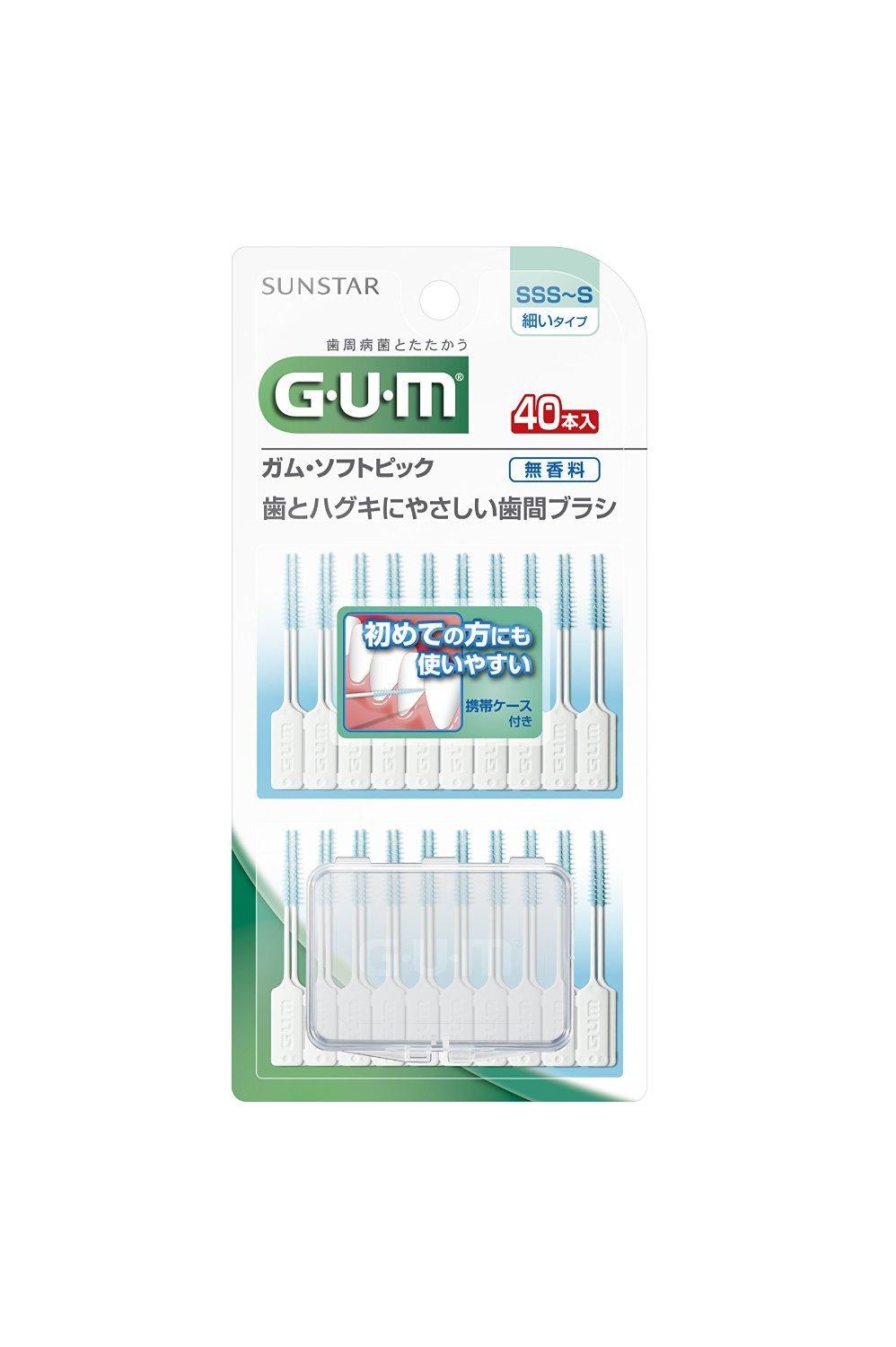 

GUM Soft Pick 40P Unscented [SSS~S]