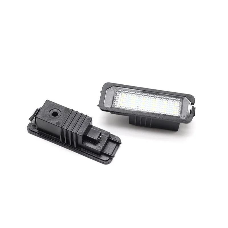 12V Car LED License Plate Lights for VW Passat B6 CC Eos Golf 4 5 6 7 Mk7 Polo Superb Seat Leon Altea Exterior Accessories