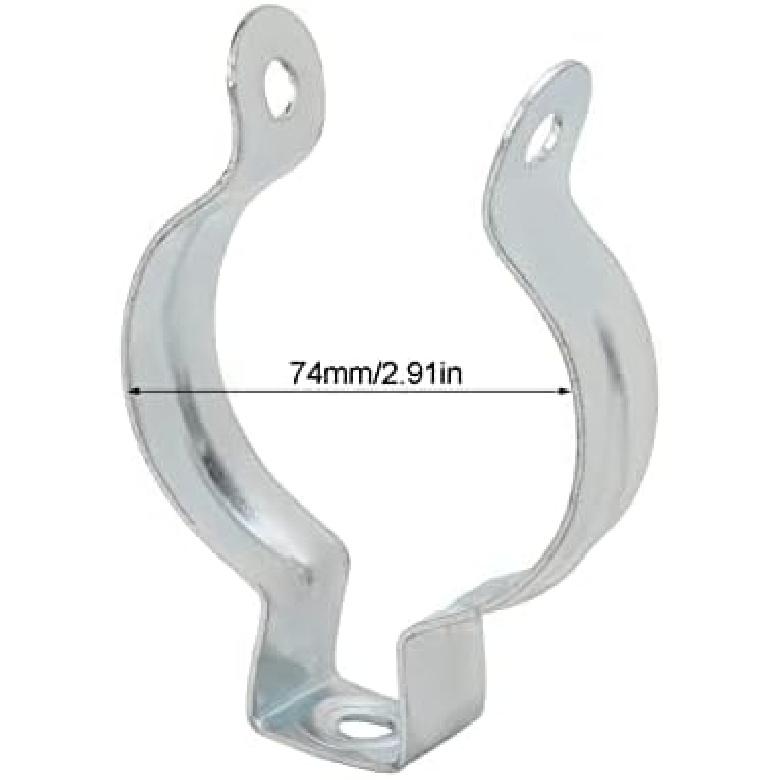 A/C Filter Drier Clamp, Aluminum Alloy Universal AC Filter Dryer Clip 74mm/2.91In Inner Diameter Adjustable A/C Dryer Clamp for Car Air Conditioner